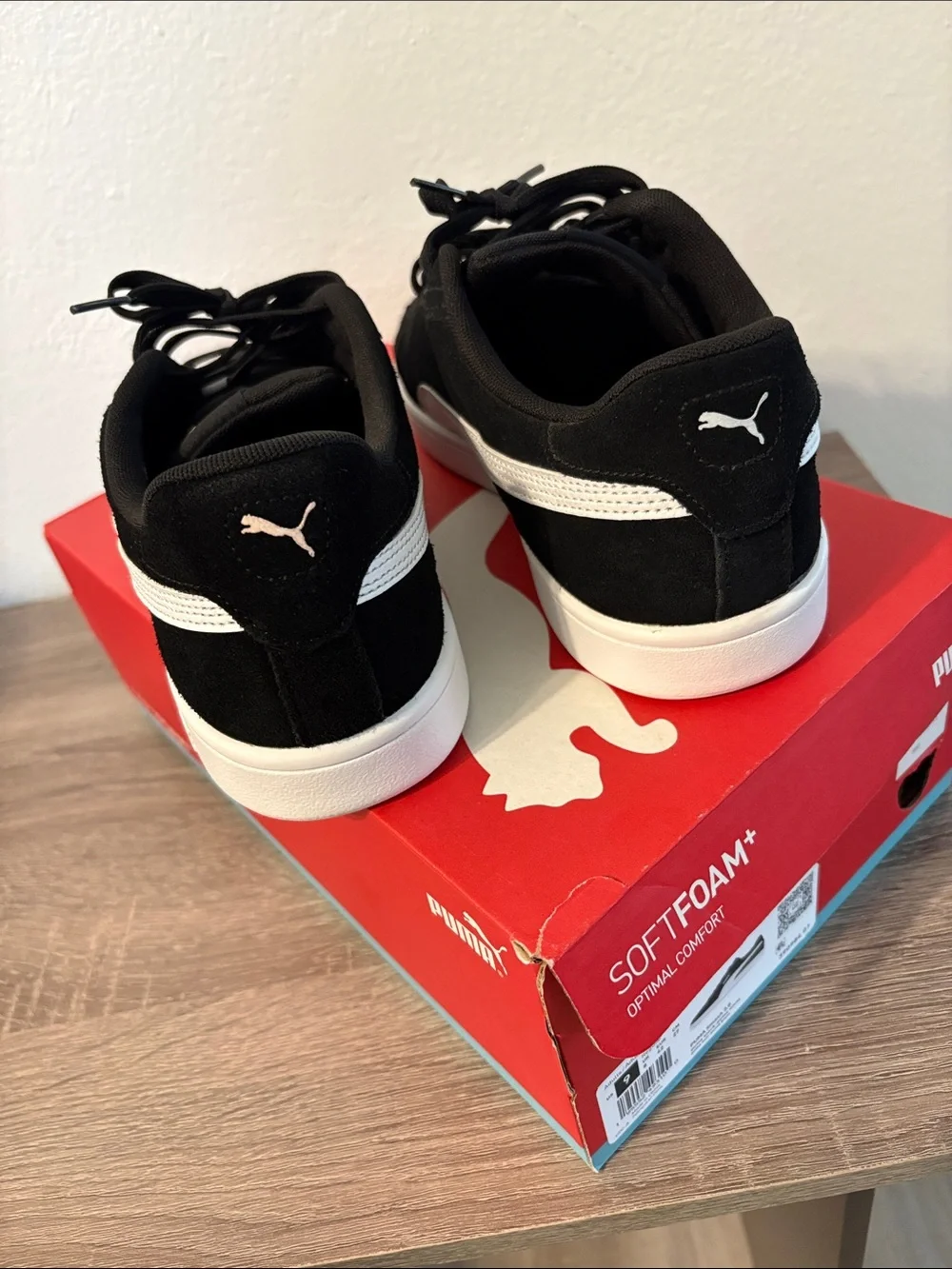 Puma Black & White Men's Low-Top Sneakers